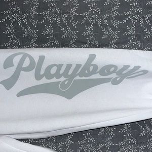 Playboy White Sweatpants